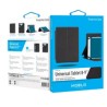 Mobilis Origine Folio Case Univer 8-9IN/Black Hard Shell