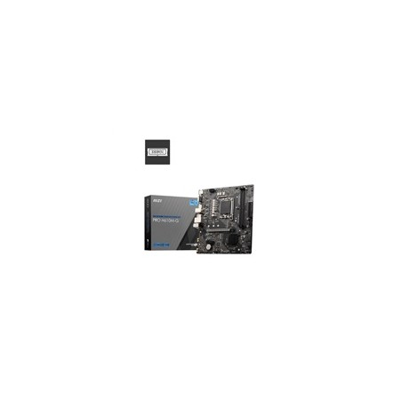 MSI MB Sc LGA1700 PRO H610M-G, Intel H610, 2xDDR5, 1xDP, 1xHDMI, 1xVGA, mATX