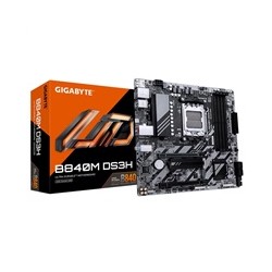GIGABYTE MB Sc AM5 B840M DS3H, AMD B840, 4xDDR5, 2xDP, 1xHDMI, mATX