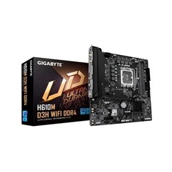 GIGABYTE MB Sc LGA1700 H610M D3H WIFI DDR4,Intel H610, 2xDDR4, 1xHDMI, Wifi,mATX