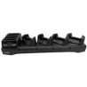 Multi-slot Charging Cradle with Ethernet com. to charge four TC22/27 devices and four batteries. PS, DC Cable and AC cord sold