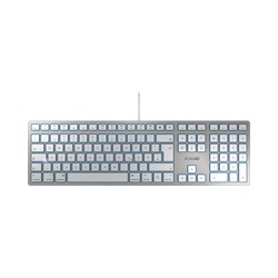 CHERRY KC 6000 SLIM SILVER/CORDED KEYBOARD F/ MAC JK1610FR1