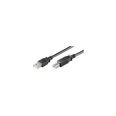 USB2.0 CABLE A-B 3M BLACK M/M/M/M