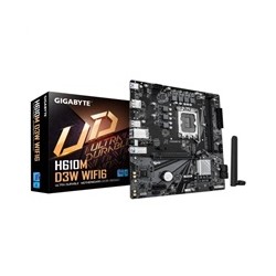 GIGABYTE MB Sc LGA1700 H610M D3W WIFI6, Intel H610, 2xDDR5, 1xHDMI, 1xDP, Wifi, mATX