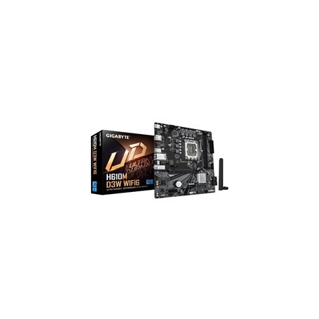GIGABYTE MB Sc LGA1700 H610M D3W WIFI6, Intel H610, 2xDDR5, 1xHDMI, 1xDP, Wifi, mATX