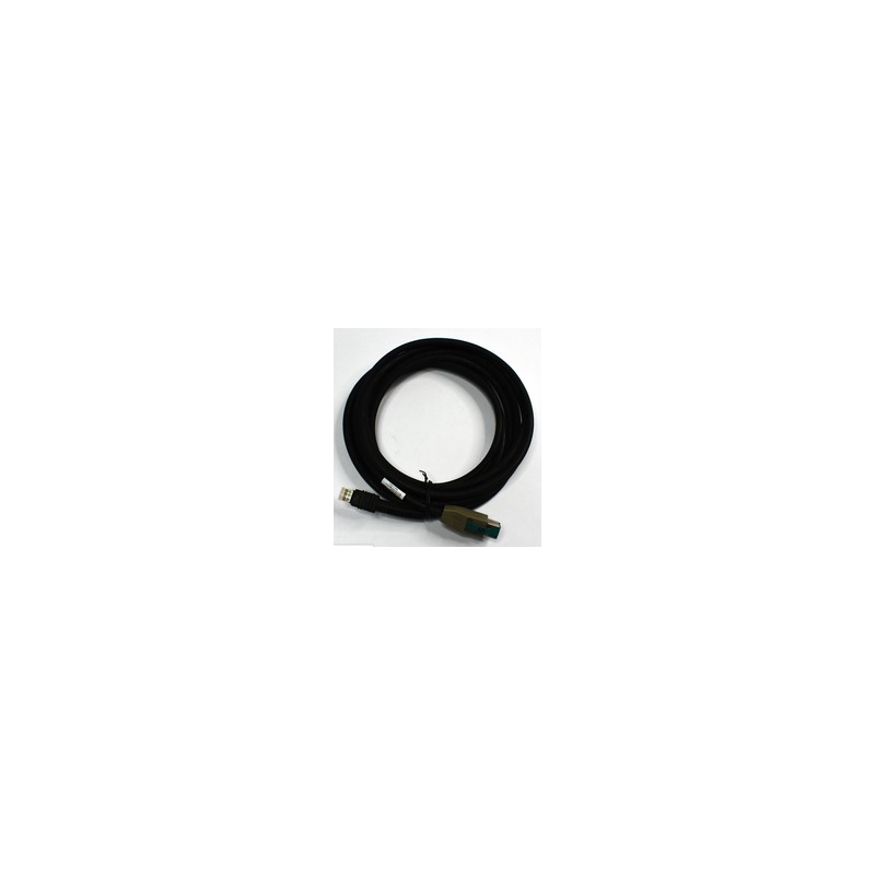 Zebra Cable - Shielded USB: Power Plus Connector, 15FT. (4.6M), Straight, 12V