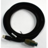Zebra Cable - Shielded USB: Power Plus Connector, 15FT. (4.6M), Straight, 12V