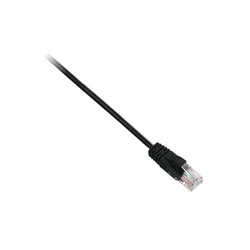 V7 CAT6 Ethernet Black UTP 1M/RJ45 100 Copper Snagless