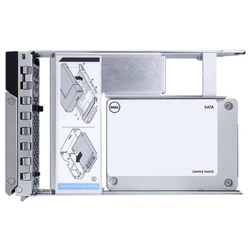 DELL 480GB SSD SATA Read Int. 6Gbps 512e 2.5" with 3.5" HYB CARR CK T360, T560, R360,R450,R550, R660, R760, Rxx5...