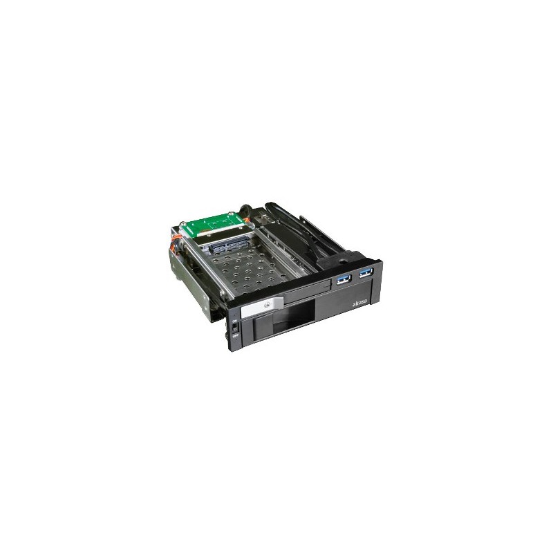 AKASA Lokstor M51 - 2.5" a 3.5" HDD rack do 5,25"