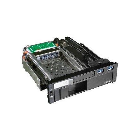 AKASA Lokstor M51 - 2.5" a 3.5" HDD rack do 5,25"