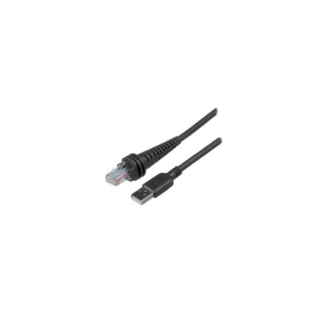 Cable: Stratos Locking USB, black, 12v Locking, 3.7m (12´), straight cable