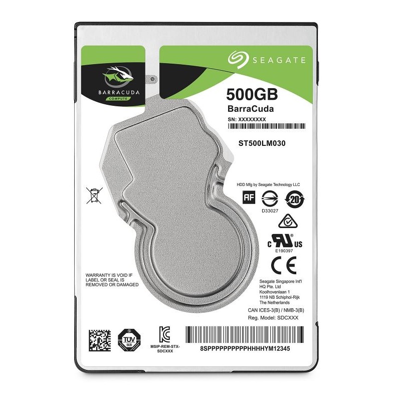 Seagate BarraCuda/500GB/HDD/2.5"/SATA/5400 RPM/2R