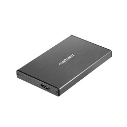 Externí box pro HDD 2,5" USB 3.0 Natec Rhino Go, černý, hliníkové tělo