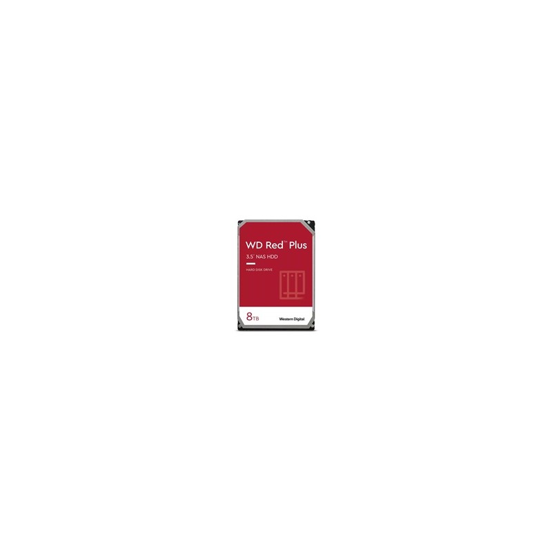 WD RED PLUS NAS WD80EFPX 8TB, SATA III 3.5", 256MB 5400RPM, 215MB/s, CMR