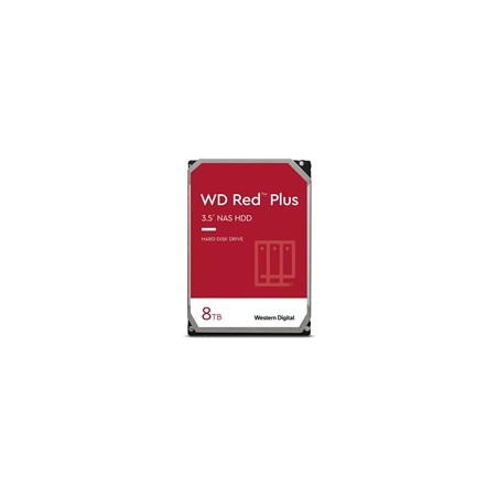 WD RED PLUS NAS WD80EFPX 8TB, SATA III 3.5", 256MB 5400RPM, 215MB/s, CMR