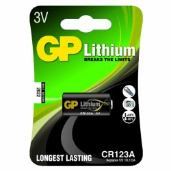 Lithiová baterie GP CR123A - 1ks