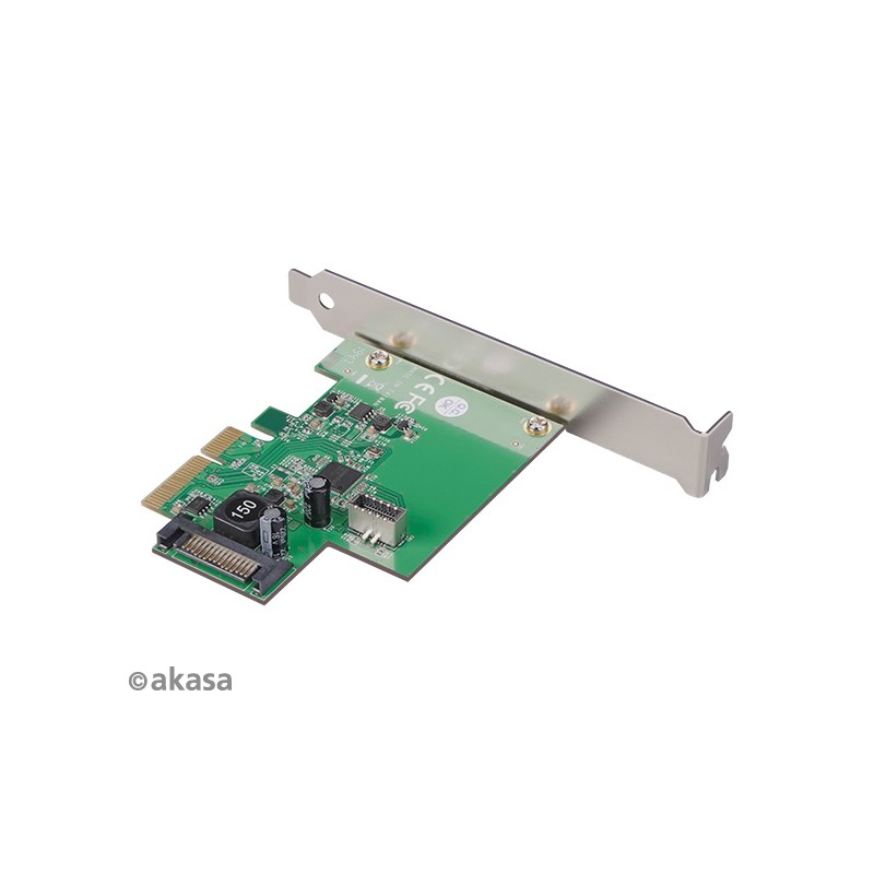 AKASA PCIe karta USB 3.2 Gen 2 interní konektor