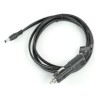 Zebra Cable, Cigarette Lighter Adapter Plug With Fuse For Vehicle Dock. 5.5MM X 2.5MM Plug (L10, ET8X)