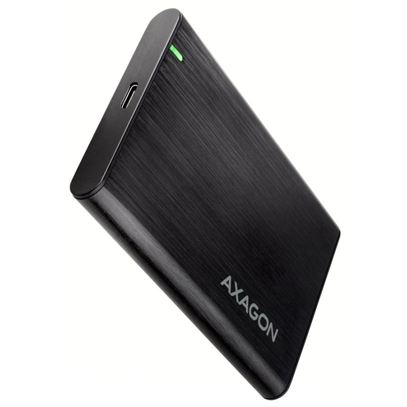 AXAGON EE25-A6C, USB-C 3.2 Gen 1 - SATA 6G 2.5" kovový RAW box, bezšroubkový