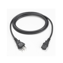 Zebra Cord:AC,PWR,18AWG,3 Plug,BLK,10A,Brazil*