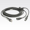 Zebra KBW Cbl PS/2 PWR Port/15FT Straight