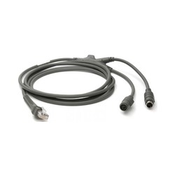 Zebra Assembly,Cable, Auto-Host Detect - Keyboard Wedge: 7FT. (2M) Straight, PS/2 Power Port
