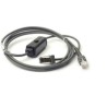 Zebra Assembly,Cable, Auto-Host Detect - IBM: 468X/9X, 7FT (2M) Straight, Port 9B