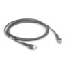 Zebra Cable - RS232: 7FT(2M)ST, Fujitsu T POS500 ICL, W/TTL Current Limit Protection