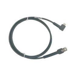Zebra Cable Assy: Right-Angle USB-C, Shielded, 4 FT (1.2 M), Straight (Grey)
