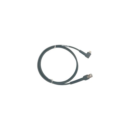 Zebra Cable Assy: Right-Angle USB-C, Shielded, 4 FT (1.2 M), Straight (Grey)