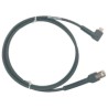 Zebra Cable Assy: Right-Angle USB-C, Shielded, 4 FT (1.2 M), Straight (Grey)