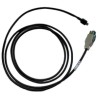 CS6080 Cordless Cradle Cable: USB-C (Cradle) to USB-A Power Plus (Host) Cable 7ft. (2.1m), Straight - Midnight Black