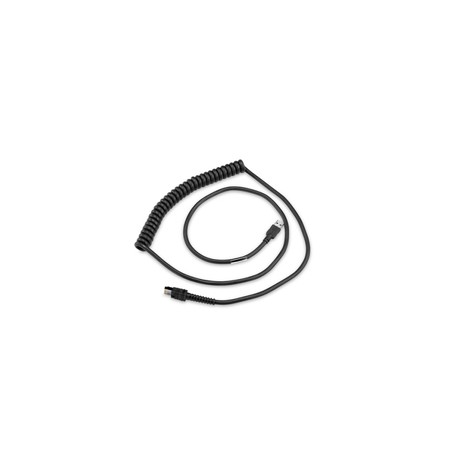 Zebra Cable - Shielded USB: Series A, 9', Coiled, BC1.2 (High Current), -30C Kit