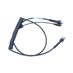 Cable – RS232: RJ456 Connector, Ft. (1.8m), Coiled (Requires 5V Power Supply) – connect a scanner to a PSC Magellan Auxiliary