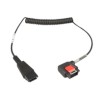 Zebra WT6000 Headset Adapter Cable/Quick-Disconnect CONNECT Long