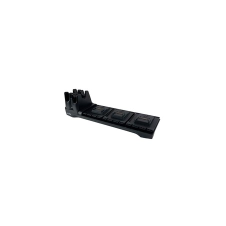 RFD40/RFD90, 3 Device Slots/4 Toaster Slots, Com. Cradle Base Only. Req.PWR-BGA12V108W0WW, CBL-DC-382A1-01, AC Line Cord, and