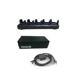 EC50/EC55 5-SLOT CHARGE & ETHERNET COMMUNICATION CRADLE - 5 DEVICES INC. PWR-BGA12V108W0WW and CBL-DC-382A1-01