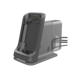 TC53, TC58 Point of Sale Cradle, allows to connect a mobile computer to an external monitor and multiple peripherals