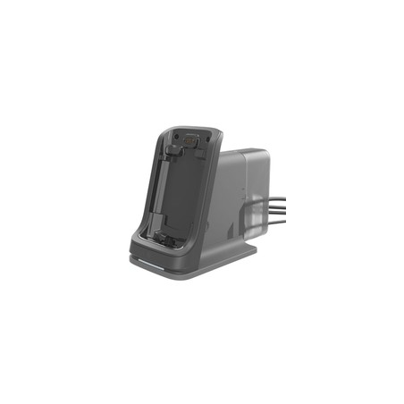 TC53, TC58 Point of Sale Cradle, allows to connect a mobile computer to an external monitor and multiple peripherals