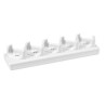 Zebra MC40 White Hlthcare 5 Slot/Cradle/ Healthcare/ 5-Slot White Universal Cradle Charge Only - Universal Cradle Base With 5