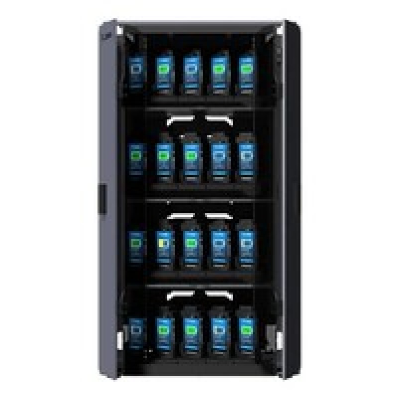 Pre-configured version of Midi 3 shelf. Inc. Power Distribution Unit (PDU) Key Barrell Lock ,2X Keys, std shelves and internal