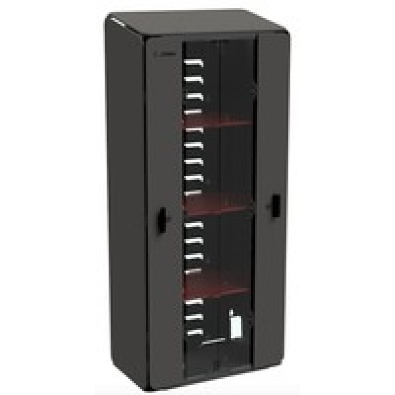 Zebra Large 4 Shelf Intelligent Cabinet EMEA, Assembled With Power Distribution Unit (PDU) Key Barrell Lock And 2X Keys.