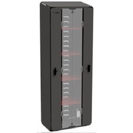 Zebra X-Large 5 Shelf Intelligent Cabinet EMEA, Assembled With Power Distribution Unit (PDU) Key Barrell Lock And 2X Keys.