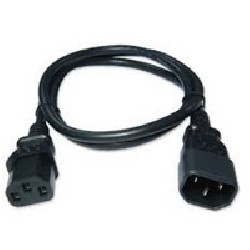 Zebra IEC C14 TO C13, 3FT Cable From PDU TO Cradle - One Per Cradle/Shelf, Large, X-Large & Extreme Top Shelves