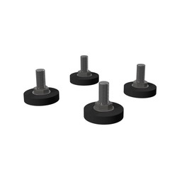 Zebra Static Feet For Racks Pack OF 4