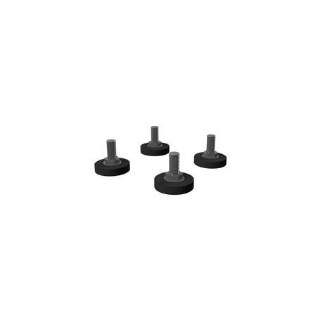 Zebra Static Feet For Racks Pack OF 4