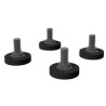 Zebra Static Feet For Racks Pack OF 4