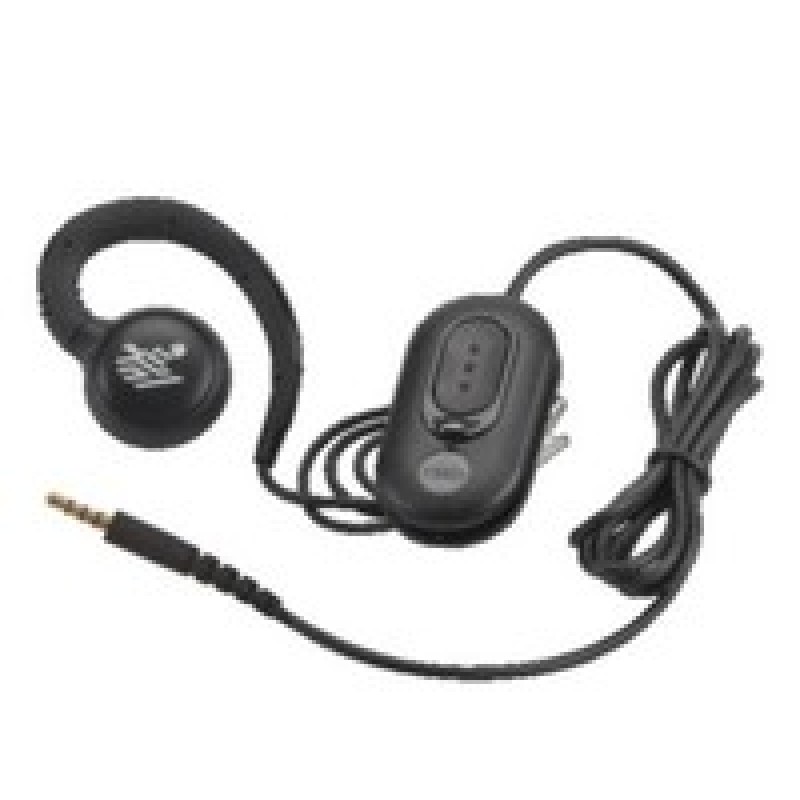 Zebra 3.5MM Wired Headset For PTT + VoIP W/ Rotating Ear Piece For Right/Left Ear Wearing. Includes Built-IN Control Wrap
