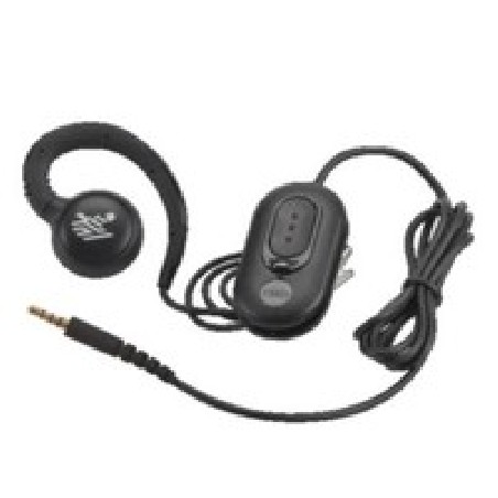 Zebra 3.5MM Wired Headset For PTT + VoIP W/ Rotating Ear Piece For Right/Left Ear Wearing. Includes Built-IN Control Wrap